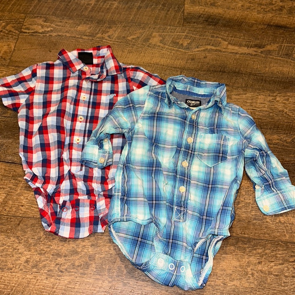 2 baby boy dress short onesies
